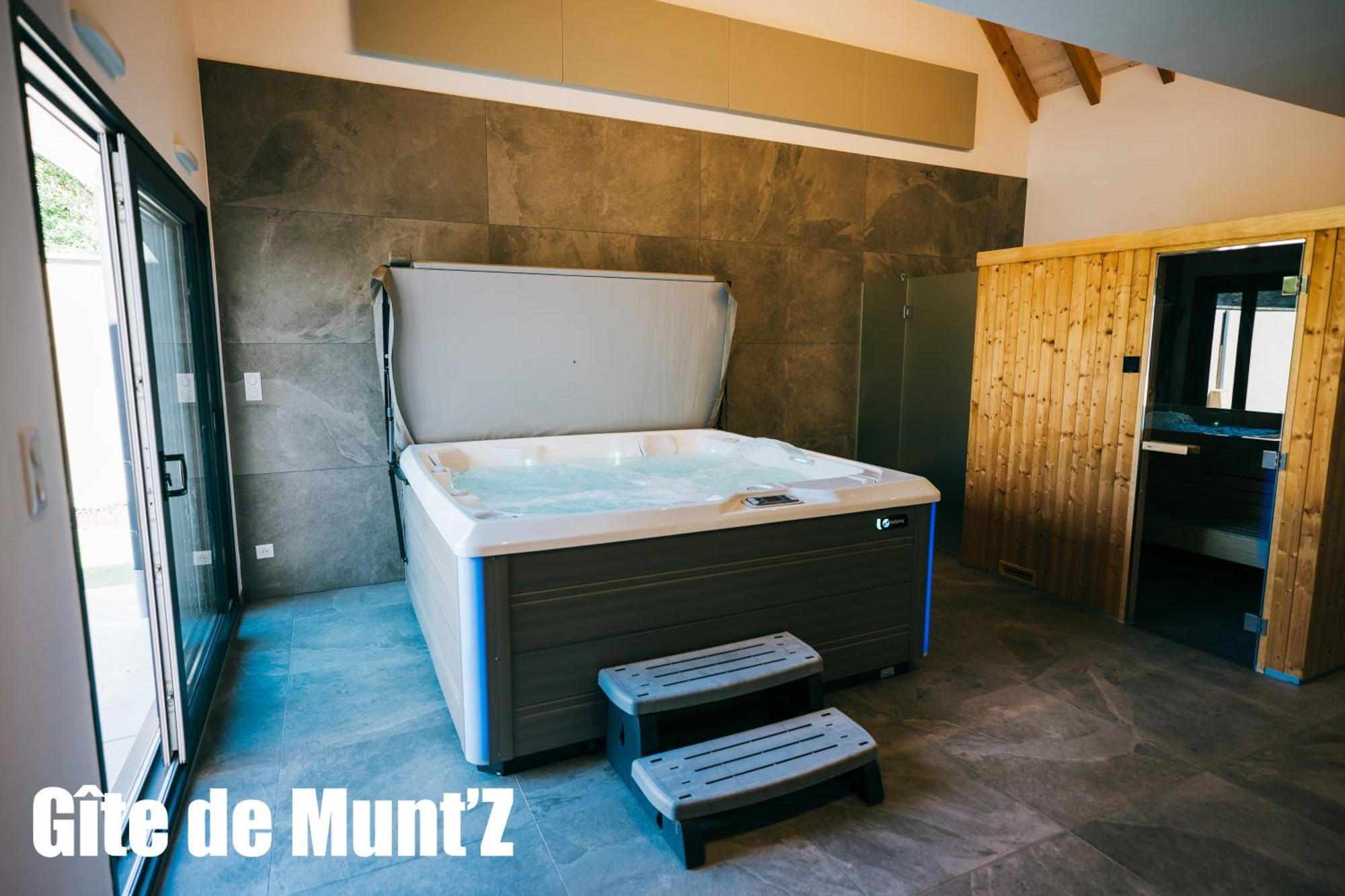 Gite De Munt'Z Spa, Sauna, Piscine, Proche De Colmar Muntzenheim Exterior foto